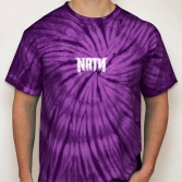 NATY (나티) - Original Logo Tie-Dye 티셔츠 [퍼플/반팔]