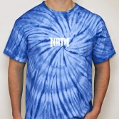 NATY (나티) - Original Logo Tie-Dye 티셔츠 [로얄/반팔]